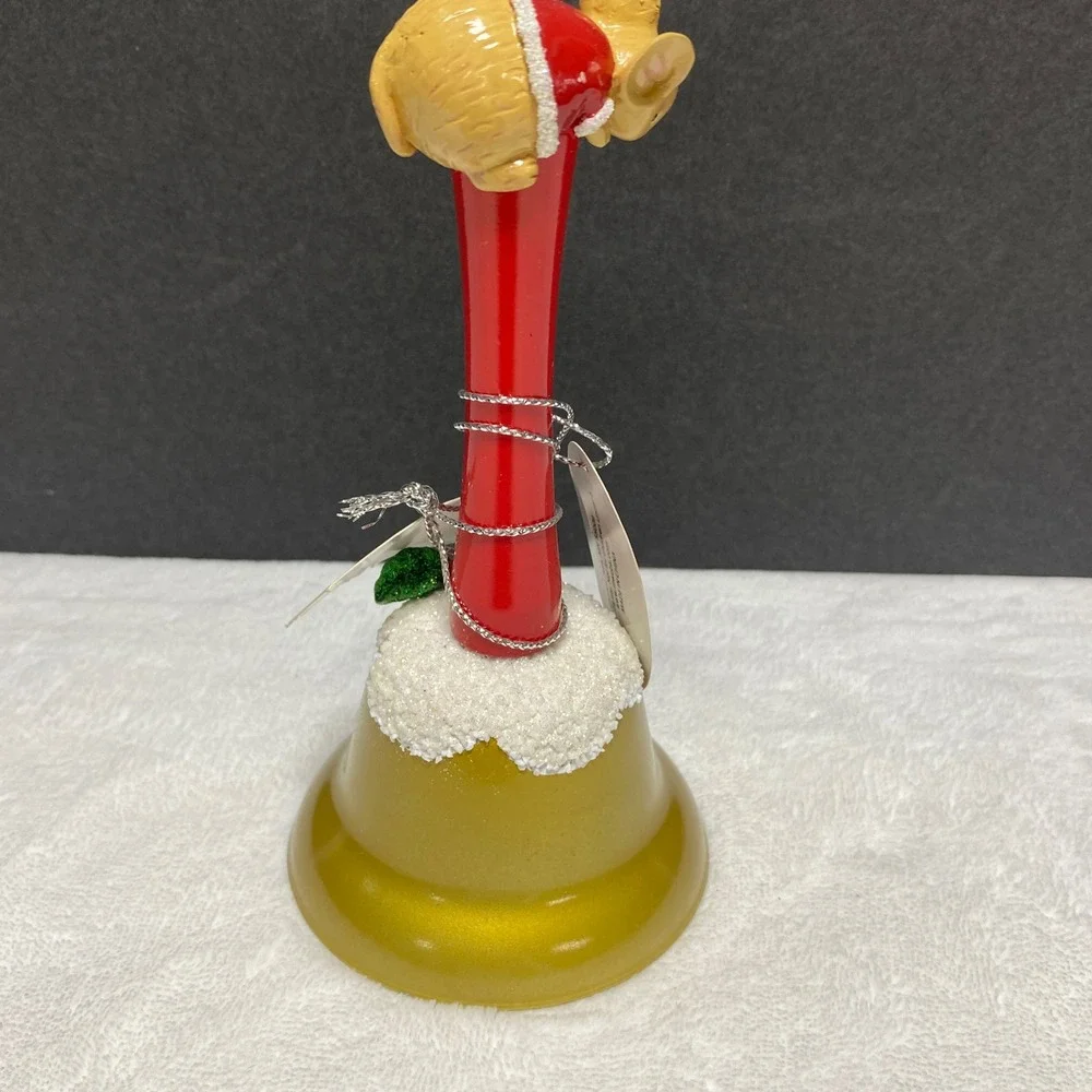 Christmas Bell Ornament‎ Red Handle Mouse 